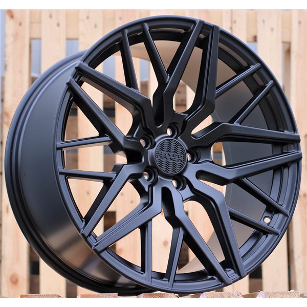 R19x8.5  5X120  ET  33  72.6  A5478  (HX035)  Black Half Matt (BLHM)  For HAXER  (P)  (Rear+Front)
