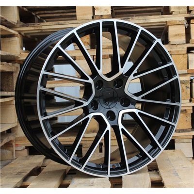 R21x9  5X112  ET  26  66.5  FE179  (IN0261)  Black Polished (MB)  For PORSCHE  (K3)  (Rear+Front)