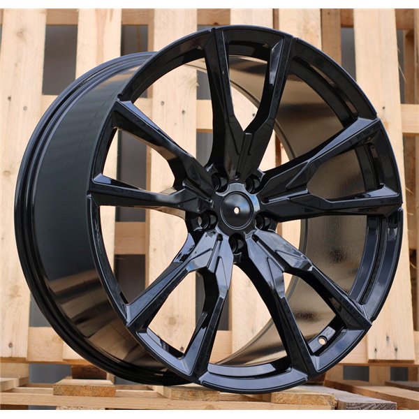 R22x10.5  5X112  ET  43  66.6  FE221  Black (BL)  For BMW  (Z5)  (New X7 Rear+Front)