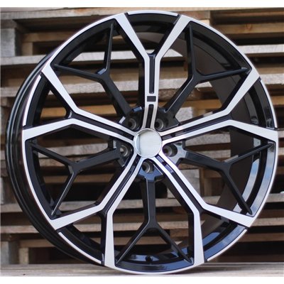 R21x10.5  5X112  ET  43  66.6  FE245  Black Polished (MB)  For BMW  (P2)  ((AKC 140 Eur))