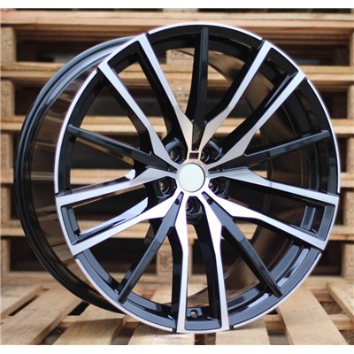 R22x10.5  5X112  ET  43  66.6  H0324  (BY1473)  Black Polished (MB)  For BMW  (Z2+Z6)  (Front+Rear)