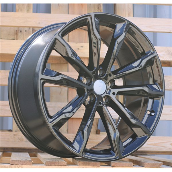 R20x9.5  5X112  ET  43  66.6  H3263F  Black (BL)  For BMW  (Z6)  ((X3) HYBRID FORGED (Rear+Front))