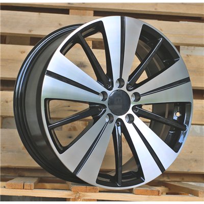 R18x7.5  5X112  ET  52  66.5  H3298F  Black Polished (MB)  For MERCEDES  (K7+Z3)  (GLA/GLB/EQA/EQB/CLA HYBRID FORGED)
