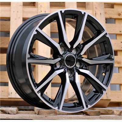 R17x7.5  5X114.3  ET  40  60.1  H3347F  Black Polished (MB)  For TOYOTA  (Z3)  (HYBRID FORGED)