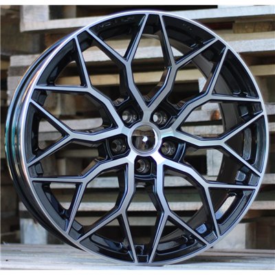 R19x8.5  5X112  ET  40  66.6  H4101  (BY1920)  Black Polished (MB)  For RACINGLINE  (Z3+Z6)  (Style Vossen)