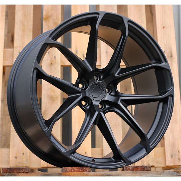 R21x11  5X130  ET  58  71.6  H5084  (IN5593)  Black Half Matt (BLHM)  For PORSCHE  (Z6)  (HYBRID FORGED Front+Rear)
