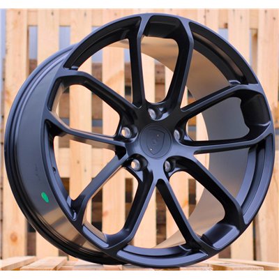 R20x10  5X130  ET  45  71.6  H5084  (A419R)  Black Matt (BM)  For PORSCHE  (Z6)  (Rear+Front)