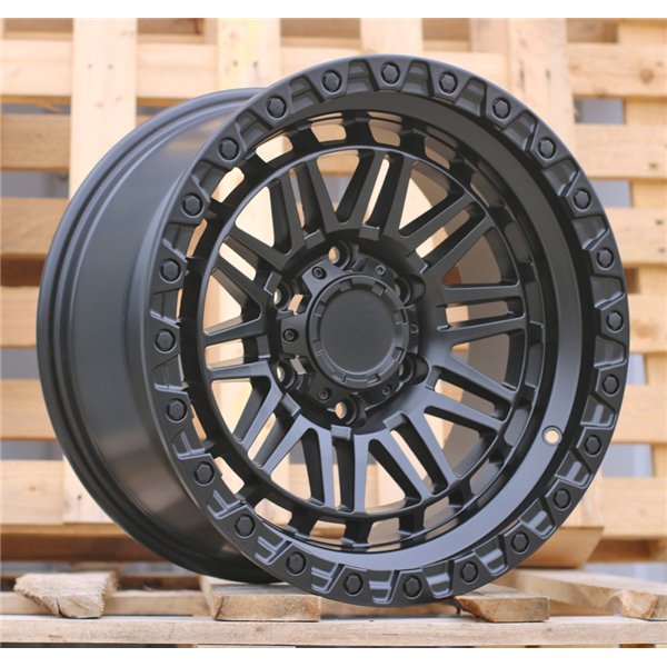 R17x9  6X139.7  ET  0  110.1  H972D  Black Matt (BM)  For 4X4  (Z5)  (FUEL Style)