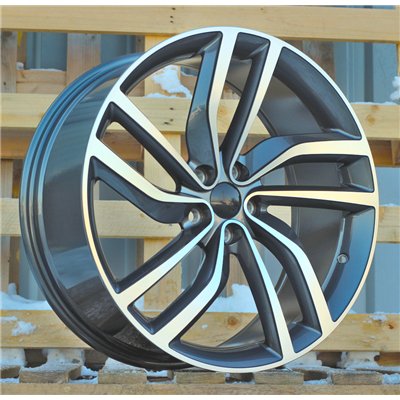 R20x8.5  5X108  ET  40  63.4  HE721  (A394)  Grey Polished (MG)  For JAGUAR  (Z6)