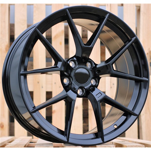 R19x9.5  5X112  ET  37  66.6  HE761  Black (BL)  For BMW  (P1)  (REAR+FRONT)