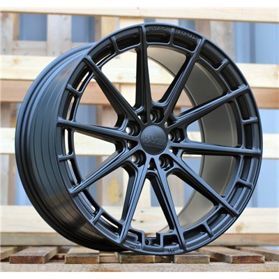 R18x8  5X114.3  ET  42  67.1  HX019F  (F9793)  Black Half Matt (BLHM)  For HAXER  (Z5)  (HYBRID FORGED New Design)