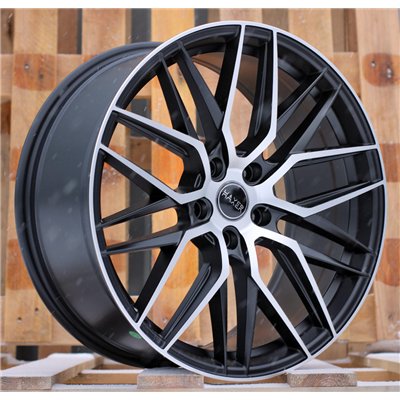 R19x8.5  5X114.3  ET  40  73.1  HX035  (B5902)  Black Polished Half Matt (MBHM)  For HAXER  (P2+K4)