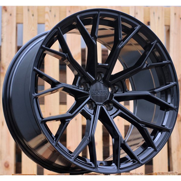 R20x10.5  5X112  ET  40  66.5  HX039  Black (BL)  For HAXER  (K4)  (Rear+Front)