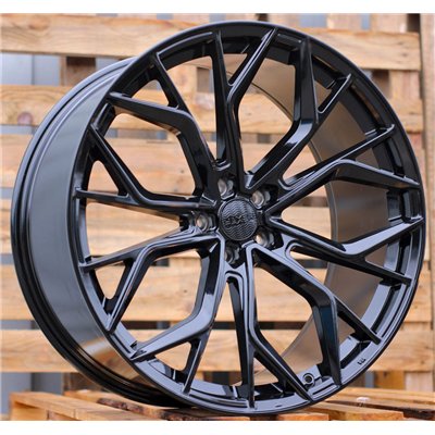 R19x9.5  5X120  ET  40  72.6  HX041  Black (BL)  For HAXER  (P2+K7)  (Rear+Front)