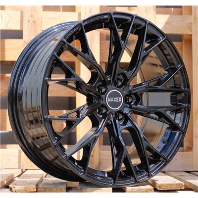 R18x9  5X120  ET  35  72.6  HX042  (A5871)  Black (BL)  For HAXER  (P)  (Rear+Front)
