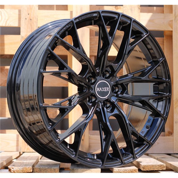 R18x9  5X120  ET  35  72.6  HX042  (A5871)  Black (BL)  For HAXER  (P)  (Rear+Front)