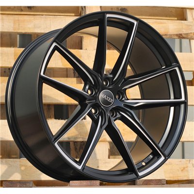 R20x8.5  5X112  ET  40  66.6  HX045  Black Half Matt (BLHM)  For HAXER  (Z1)  (Milling)