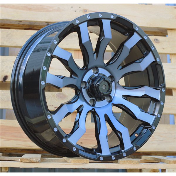 R20x9  5X127  ET  35  71.5  I0215B  Black+Double Tinted Face (BLDTF)  For 4X4  (K8)