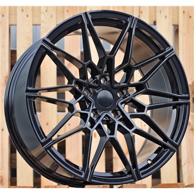 R18x8  5X120  ET  34  72.6  I0293  Black (BL)  For BMW  (Z4)  (Rear+Front)
