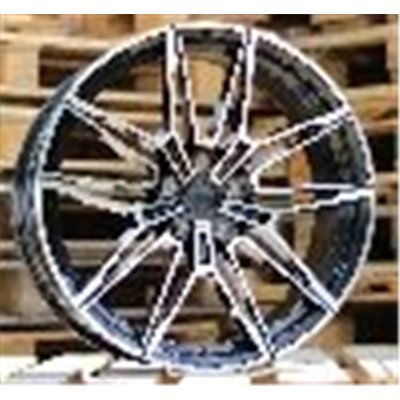 R18x9  5X120  ET  40  72.6  I0294  (BYD1677)  Black Polished (MB)  For BMW  (P1+Z2)  (Front+Rear)