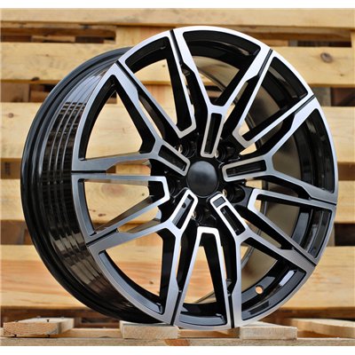 R18x8  5X112  ET  27  66.6  I0294  (FBX164)  Black Polished (MB)  For BMW  (Z5+A)  (HYBRID FORGED)