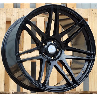 R22x12  5X120  ET  35  74.1  A6114  Black (BL)  For BMW  (P)  (Rear+Front)