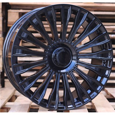 R20x9.5  5X112  ET  38  66.6  I0313  (FBX227)  Black (BL)  For MERCEDES  (Z5)  (HYBRID FORGED Front+Rear)