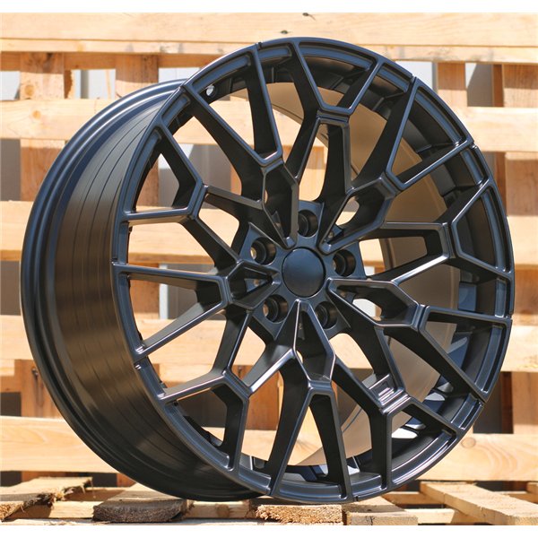 R19x9.5  5X120  ET  38  72.6  I0384  (YF0384)  Black Half Matt (BLHM)  For BMW  (Z4)  (HYBRID FORGED Rear+Front)