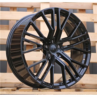 R22x9.5  5X112  ET  26  66.5  I0410  (HF5195)  Black (BL)  For AUDI  (Z5)  (HYBRID FORGED)