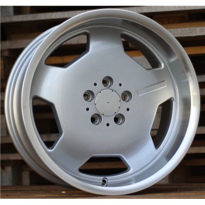 R19x8.5  5X112  ET  35  66.6  I5270  (JT149)  Silver+Polished Lip (SP)  For MERCEDES  (Z3)  (HYBRID FORGED Rear+Front)