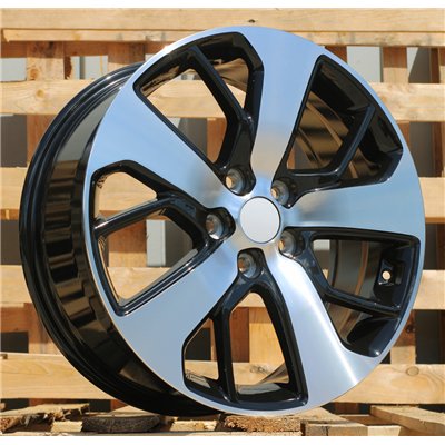 R18x7.5  5X114.3  ET  52.5  67.1  I5390  Black Polished (MB)  For KIA  (P1)
