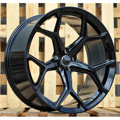 R20x9  5X112  ET  35  66.5  I5598  (FBX112)  Black (BL)  For AUDI  (Z7+K7)  (HYBRID FORGED)