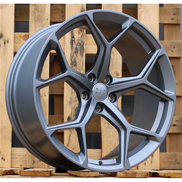 R22x10  5X112  ET  19  66.5  I5598  (FBX112)  Gun Metal (GM)  For AUDI  (P2)  (HYBRID FORGED)