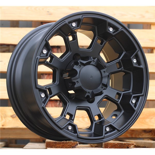R15x8  6X139.7  ET  M10  110.1  A8068  Black Half Matt (BLHM)  For 4X4  (P)