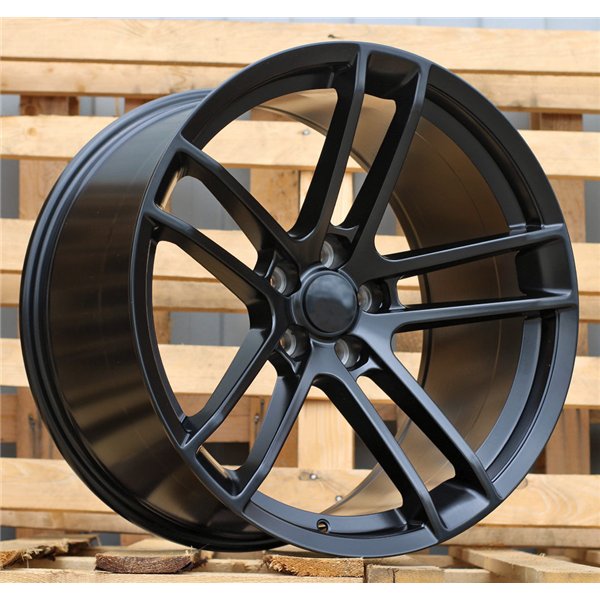 R20x11  5X115  ET  18  71.5  I5599  Black Half Matt (BLHM)  For DODGE  (K8)  (Front+Rear)