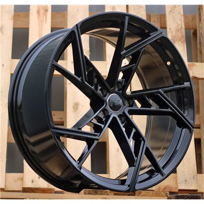 R20x9  5X112  ET  30  66.5  I5611  Black (BL)  For AUDI  (Z5)  (New ABT Style)