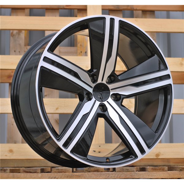 R22x9  5X130  ET  29  66.5  I5664  Black Polished (MB)  For PORSCHE  (A)  (NEW Macan II (XAB) Rear+Front)