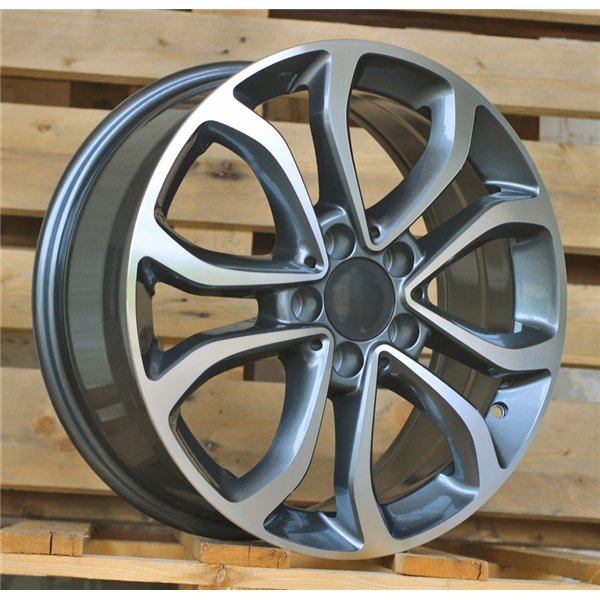 R17x7  5X112  ET  48.5  66.6  I7044  Grey Polished (MG)  For MERCEDES  (K7)