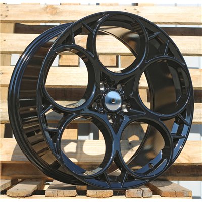 R19x10  5X110  ET  41  65.1  I5660  Black (BL)  For ALFA ROMEO  (P2)  ((ET31) Front+Rear)