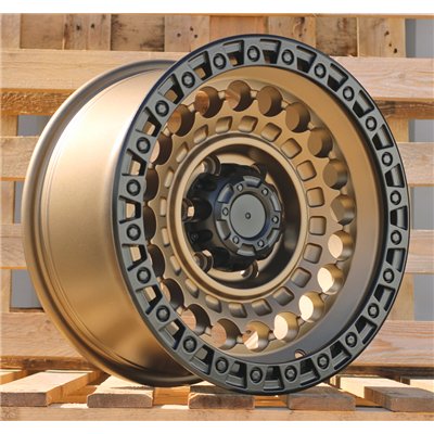R18x9  6X139.7  ET  0  110.1  JT220  Bronze+Polished Lip (YYPL)  For 4X4  (K3)