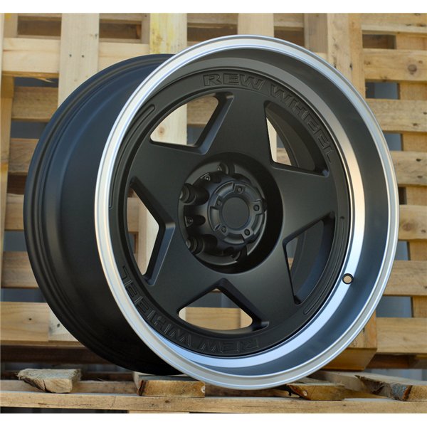 R18x9  5X127  ET  M12  71.5  JT274  Black Matt (BM)  For 4X4  (K3)  (MB+MACHINE LIP)