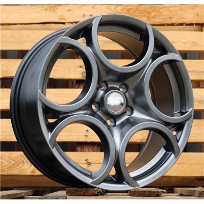 R17x7.5  5X110  ET  41  65.1  L1432  Hyper Black (HB)  For ALFA ROMEO  (P1+Z6)