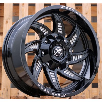 R20x10  5X127  ET  M12  78.1  L1449  Black (BL)  For 4X4  (K3)  (Milling)