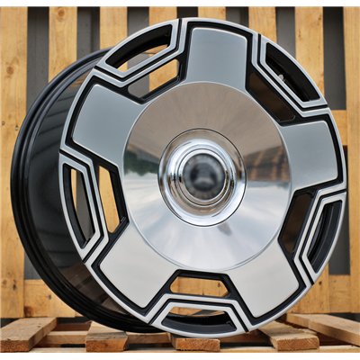 R23x10  5X130  ET  30  84.1  LTRGW105  (FB0988P)  Black Polished (MB)  For MERCEDES  (K7)  (FORGED G Class)