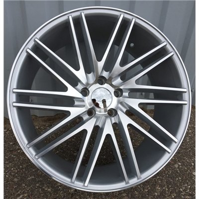 R20x8.5  5X112  ET  35  66.5  LU579  (M+6L)  Machined Silver (MS)  For RACINGLINE  (K7)  ((AKC 70 Eur)  Vossen Style (Front))