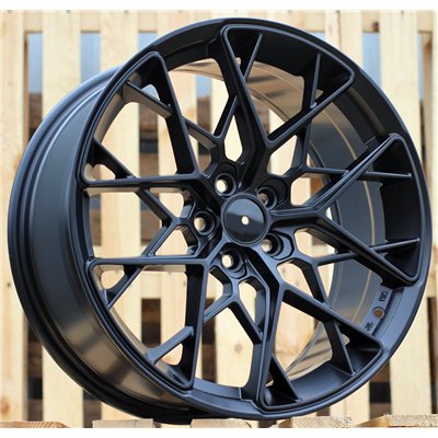 R17x7.5  5X100  ET  35  57.1  Q1131  (BK5929)  Black Half Matt (BLHM)  For RACINGLINE  (L3)  (Style HRE)