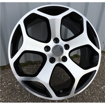 R17x7.5  5X108  ET  50  63.4  QC507  Black Polished+Powder Coating (MBPC)  For FORD  (R)