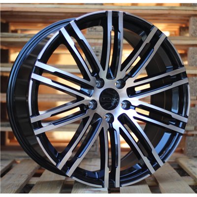 R19x8.5  5X130  ET  50  71.6  B1026  Black Polished (MB)  For PORSCHE  (Z4)
