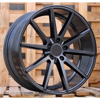R19x9.5  5X120  ET  38  72.6  QC1122  Black Half Matt (BLHM)  For RACINGLINE  (N)  ((AKC 70 Eur))