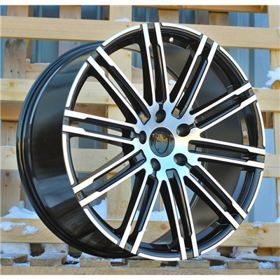 R22x10  5X130  ET  50  71.6  B1026  (C396)  Black Polished (MB)  For PORSCHE  (Z6)